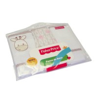 Kit com 3 Paninhos de Boca Fisher Price Girafinha